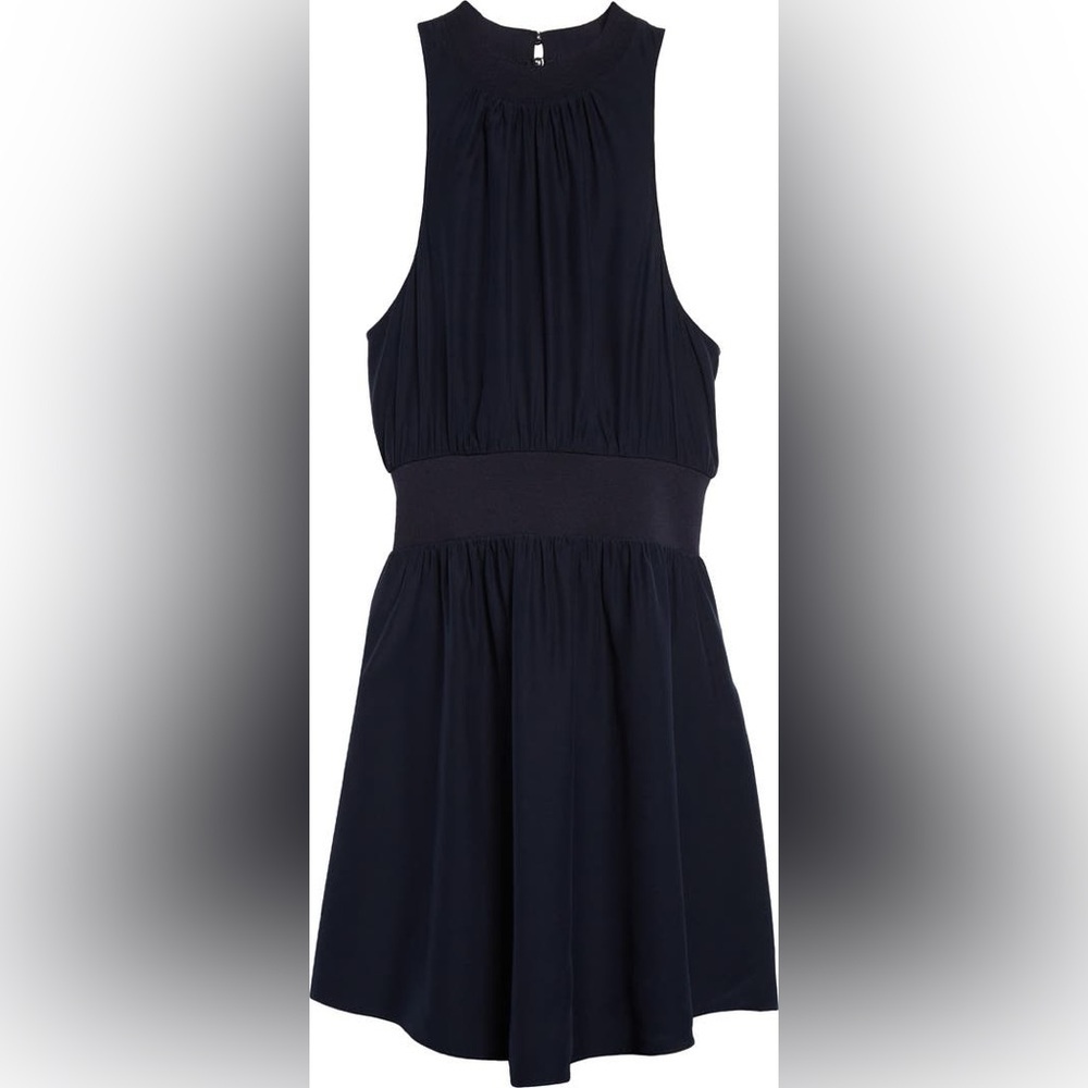 Cinq à Sept Fern Sleeveless Silk Minidress - Picture 2 of 9
